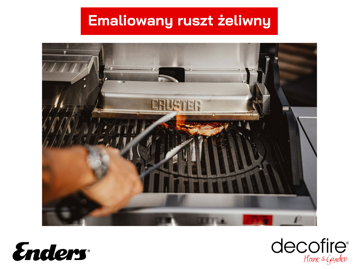 Emaliowany ruszt żeliwny