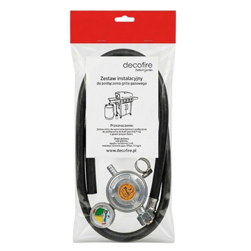  Zestaw podłączeniowy do grilla z manometrem 11 kg Decofire Premium (720908)