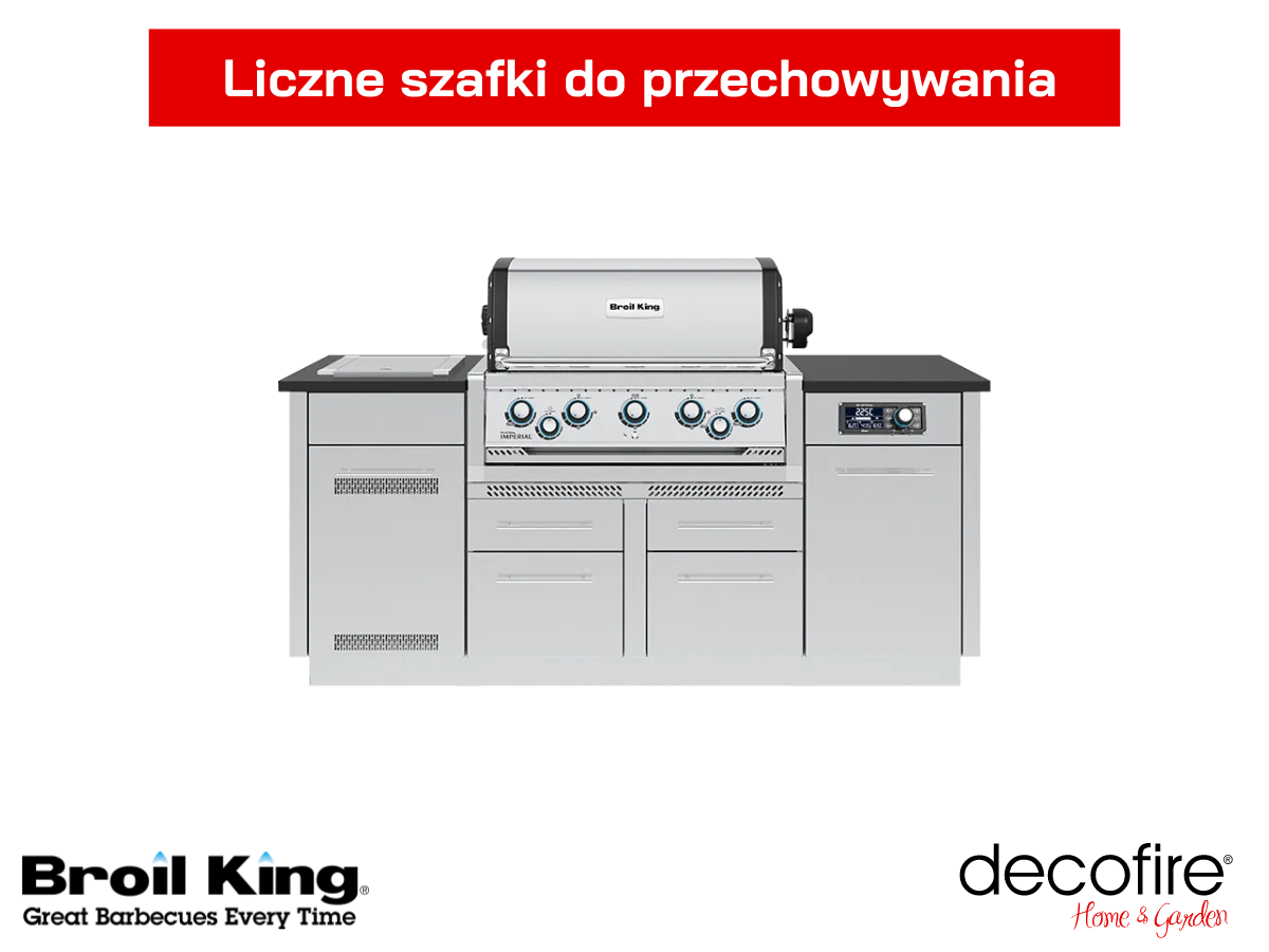 Grill gazowy Imperial QS 590I wyspa – szafki