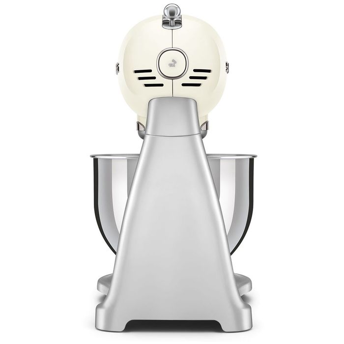 Mikser planetarny 50's style ze srebrną podstawą Kremowy 4,8L Smeg (SMF04CREU)