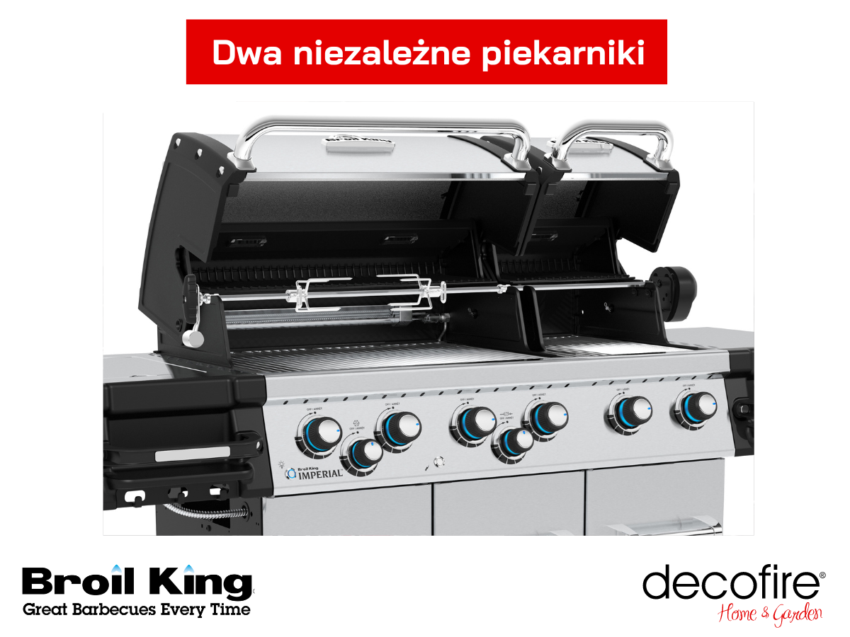 Grill gazowy Broil King Imperial S 690 dwa niezależne piekarniki