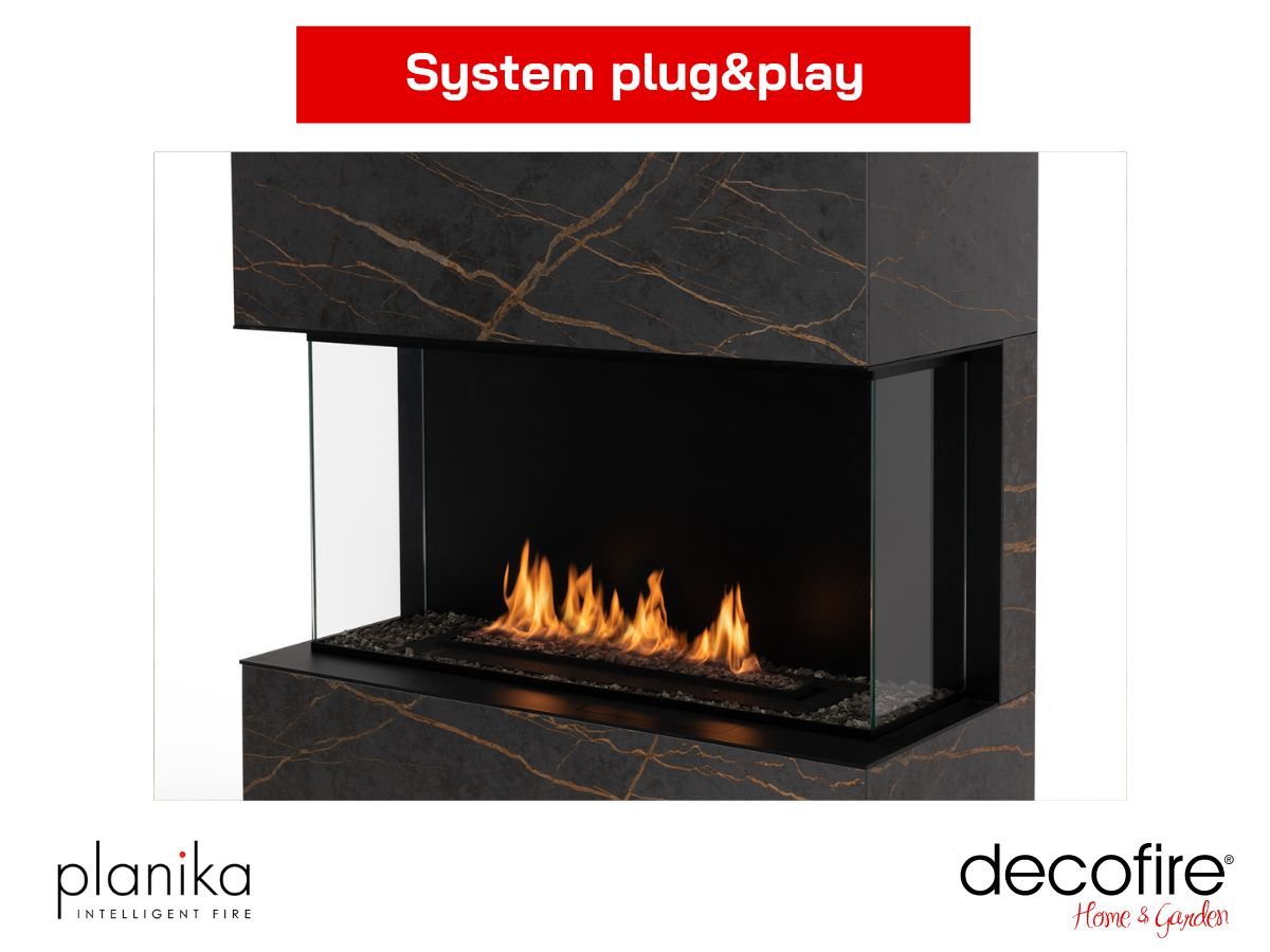 Biokominek Stone Laurent - system plug&play