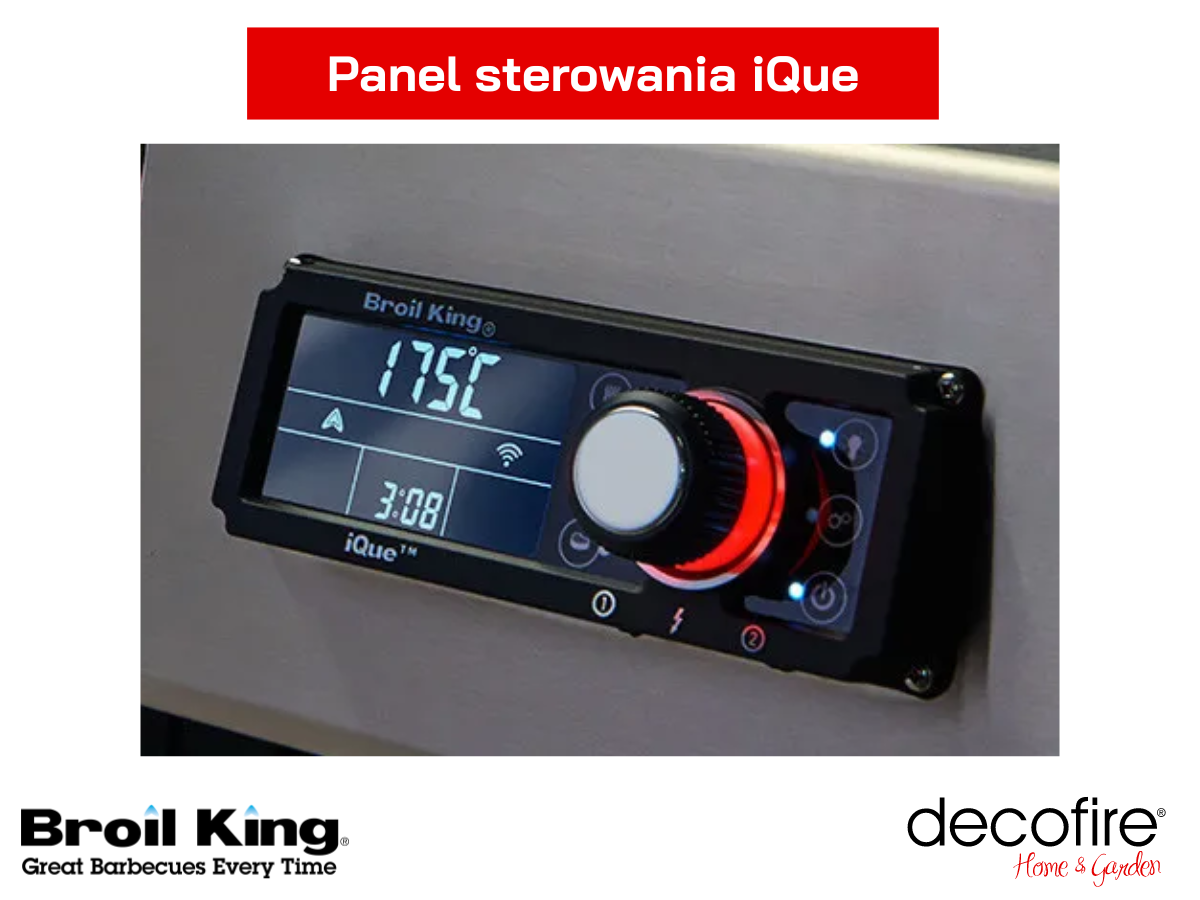 Panel sterowania iQue z elektronicznym termometrem