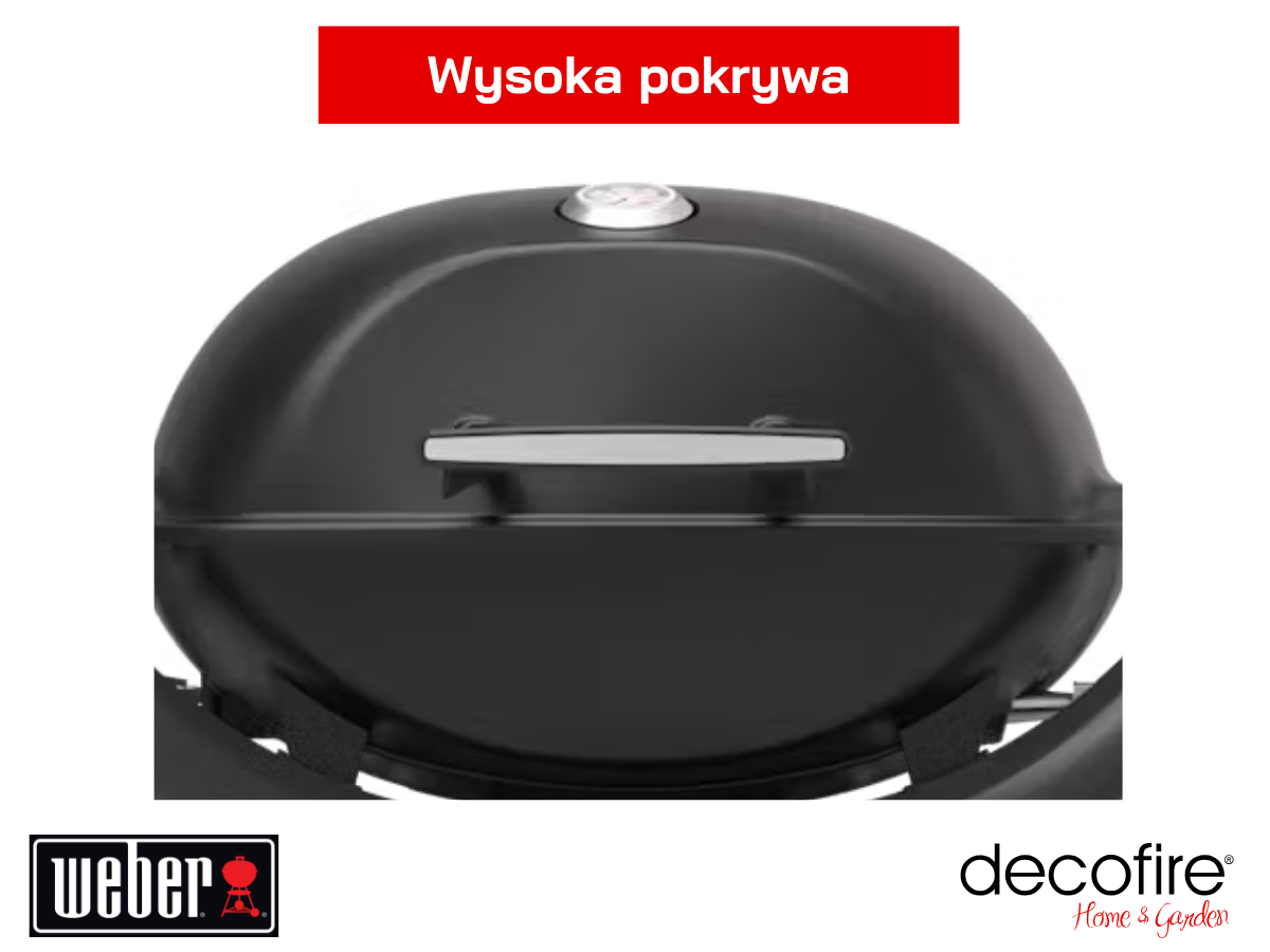 Grill gazowy Weber Q 1100N na kartusze – wysoka pokrywa