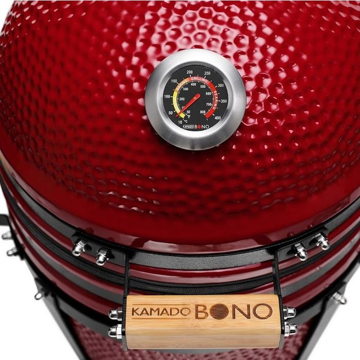 Grill ceramiczny węglowy Kamado Bono Minimo 15" 40 cm red (TQ0015RED)