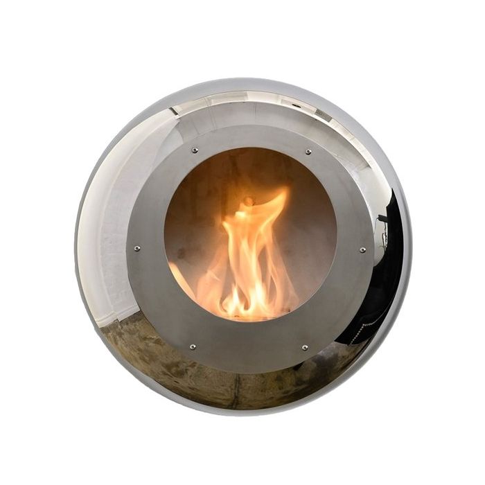 Biokominek Cocoon Vellum Stainless Steel