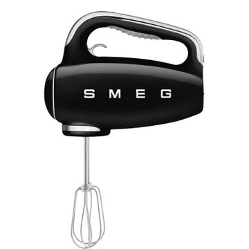 Mikser ręczny 50's style Czarny Smeg (HMF01BLEU)