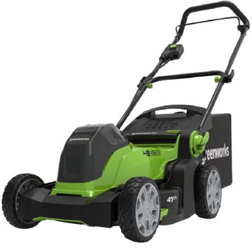 Greenworks Kosiarka 41 cm akumulatorowa 2x 24V GD24X2LM41K2x zestaw ładowarka dual + 2 aku. 2Ah (GR2512607UC) 