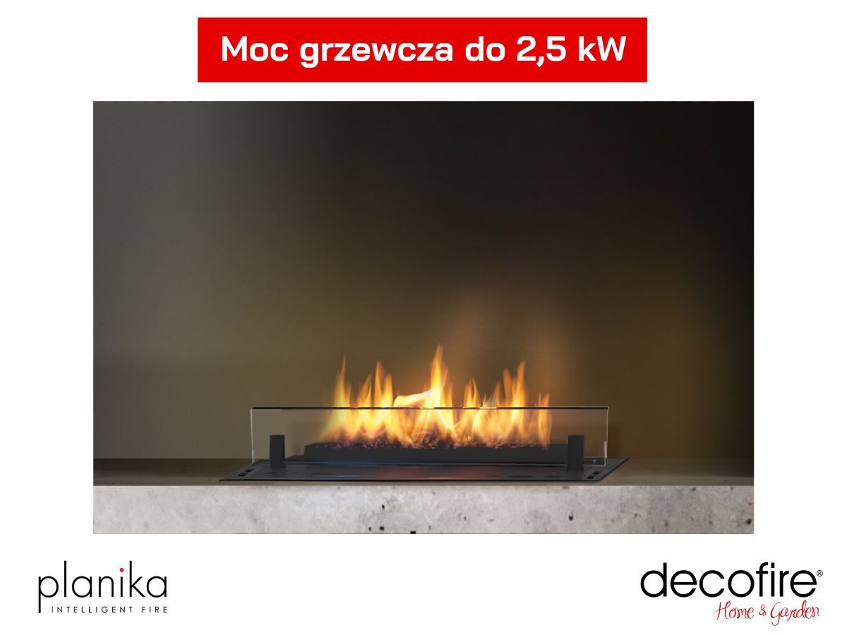 Wkład automatyczny Senso Fireplace Planika – moc grzewcza