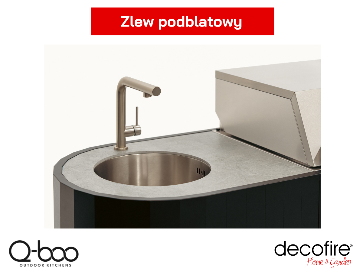 Podwieszany zlew z odpływem