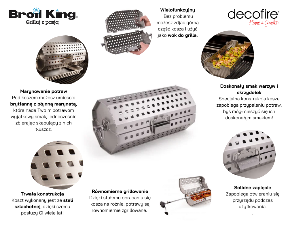 Kosz do rożna Broil King