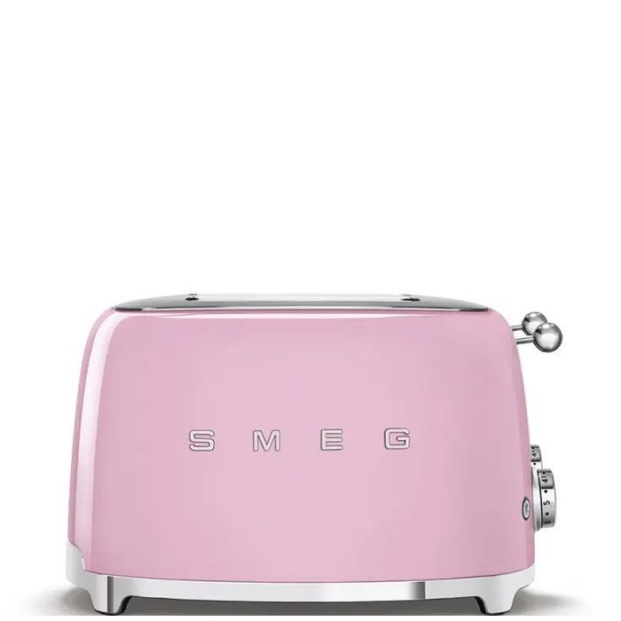 Toster na 4 kromki - 4 kieszenie Smeg Pastelowy róż (TSF03PKEU)