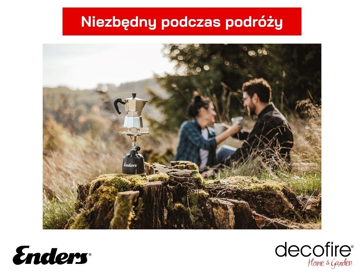Idealna na kemping – palnik turystyczny Enders