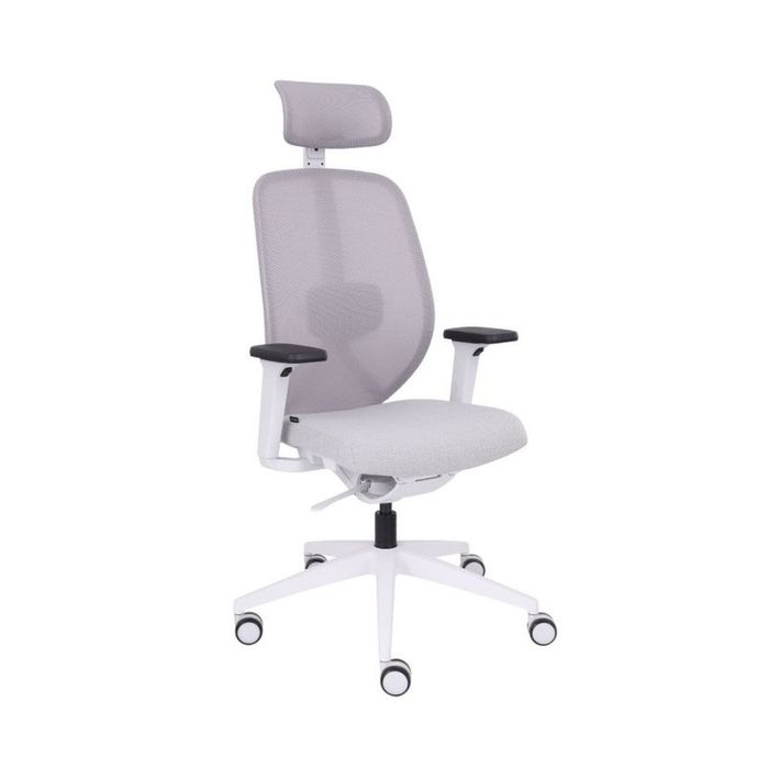 Grospol Ergonomiczny fotel biurowy 4U GS HD grey tkanina Fame - 6 kolorów