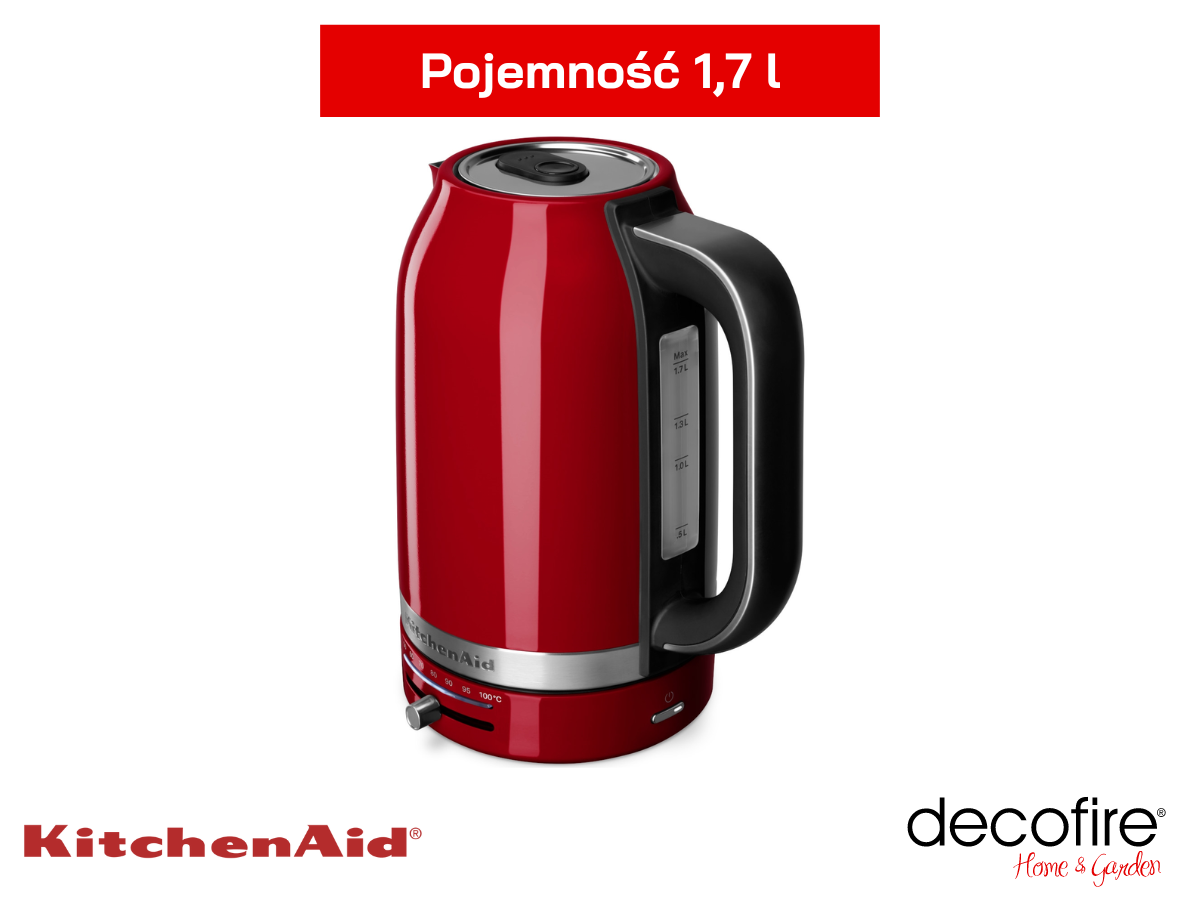 Pojemność 1,7 l czajnika 1,7 l Empire Red KitchenAid