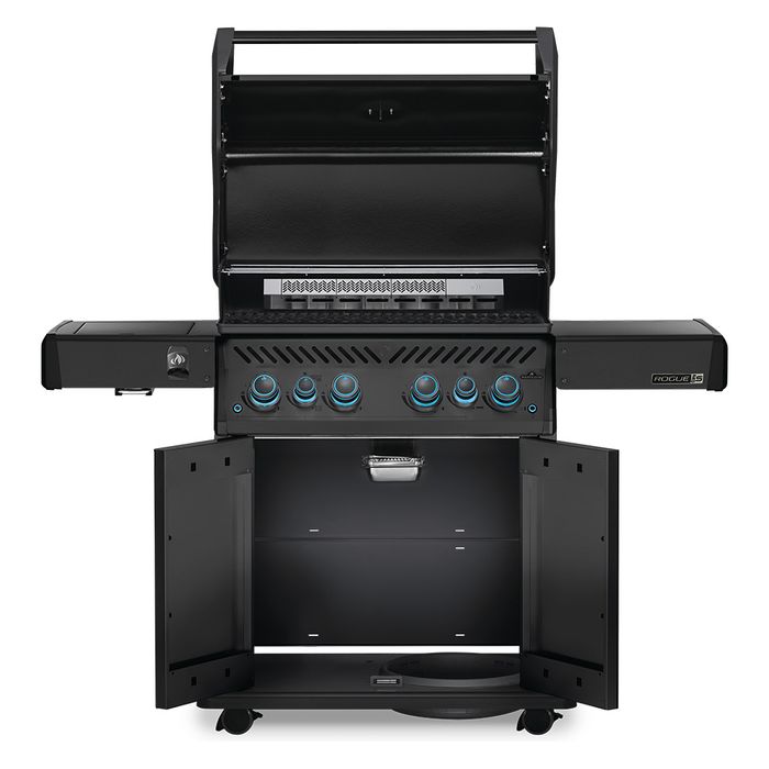 Grill gazowy Napoleon ROGUE PRO-S 525 RSIB z palnikiem rożna i palnikiem bocznym na podczerwień, czarny mat (RPS525RSIBPMK-2-PL) ⭐ PROMOCJA! ROŻEN