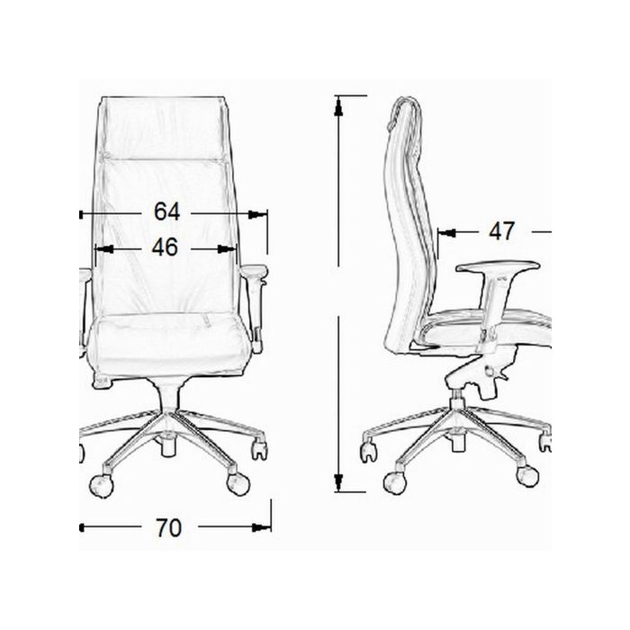Fotel biurowy Sit Plus ELEGANT czarny