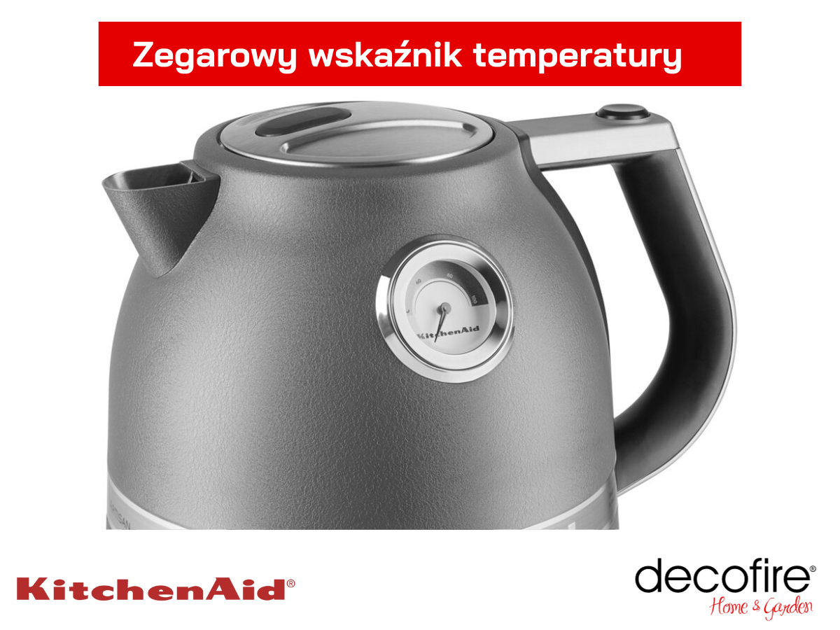 Zegarowy wskaźnik temperatury wody w czajniku Artisan 1,5 l KitchenAid