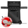 Grill gazowy Napoleon Phantom Freestyle PRO 425 z palnikiem bocznym na podczerwień (FP425DSIBPK-1-PL-PHM) ⭐ GRATIS! Zestaw do pizzy