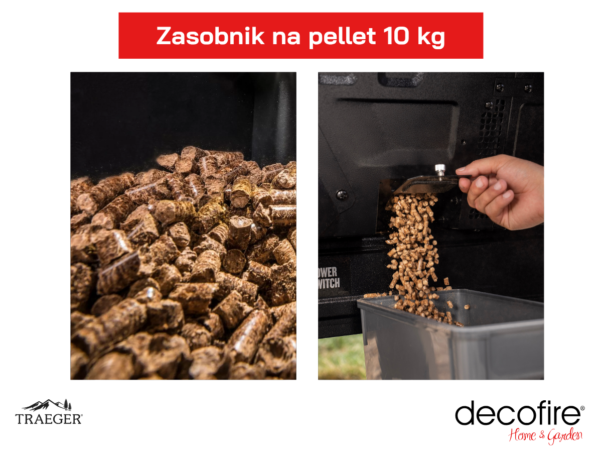 Zasobnik na pellet o pojemności 10 kg z czujnikiem