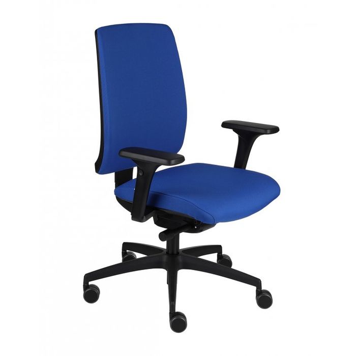 Fotel biurowy Grospol Valio BT black chrome tkanina Hygge - 8 kolorów