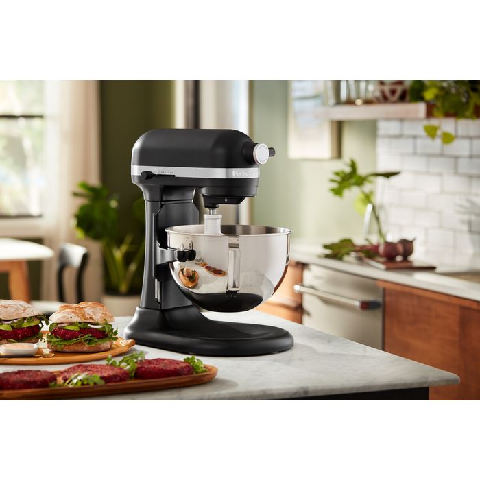 Mikser stojący 5,2 l z podnoszoną dzieżą KitchenAid Heavy Duty, Matte Black (5KSM55SXXEBM)