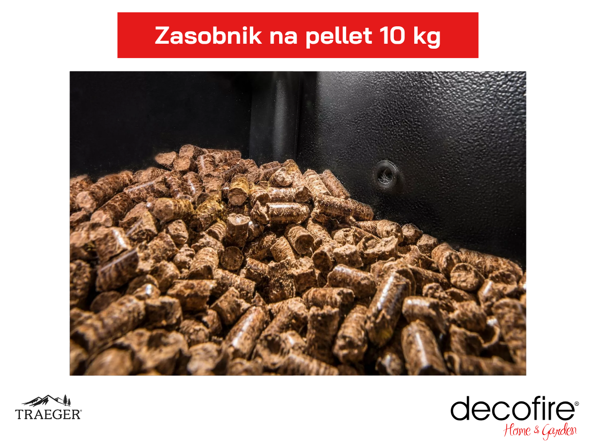 Zasobnik na pellet o pojemności 10 kg z czujnikiem