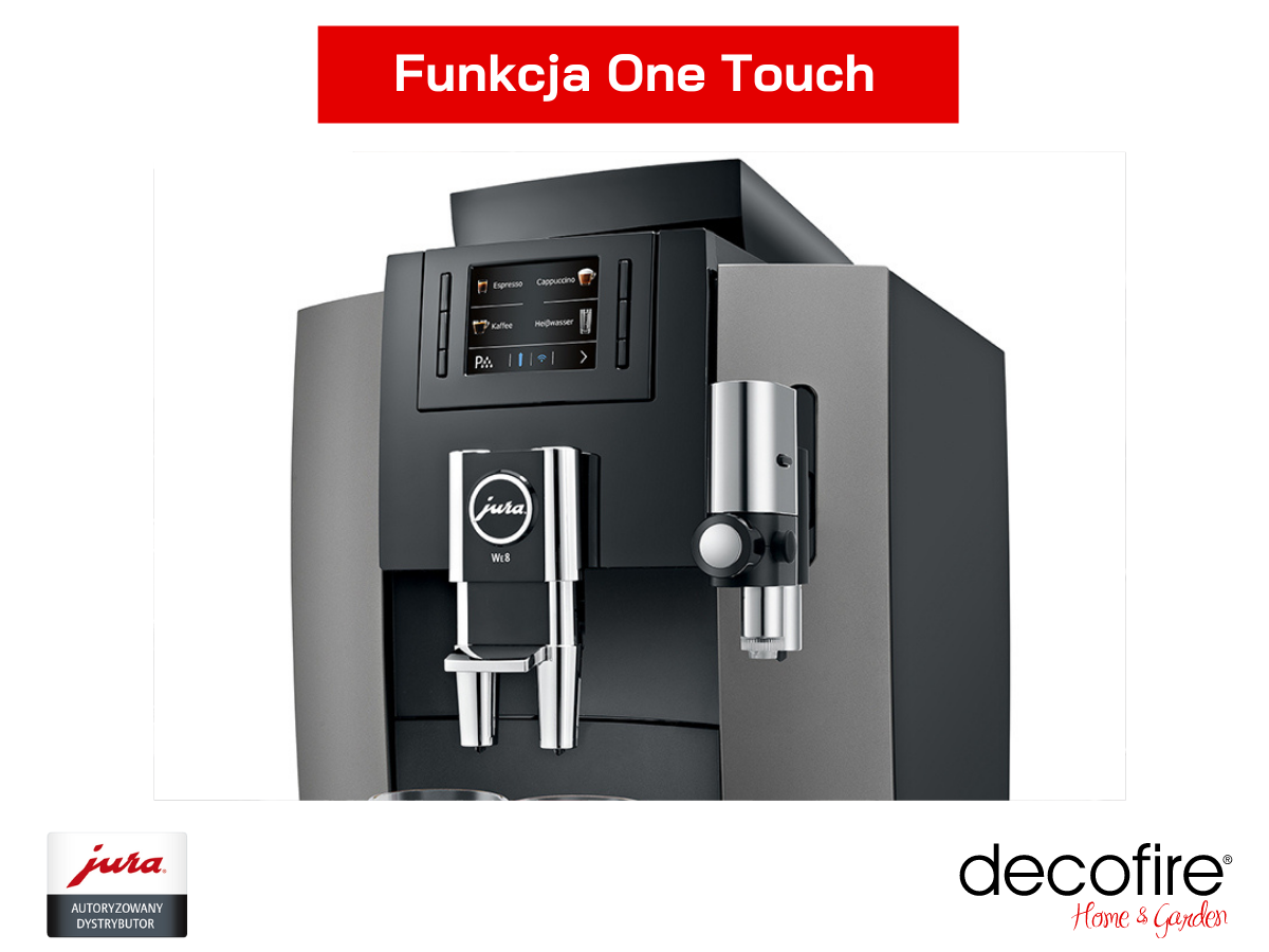Ekspres Jura WE8 Dark Inox z funkcją One Touch