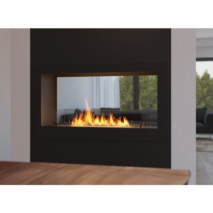 Biokominek do zabudowy Infire 2 SIDE 900 czarny