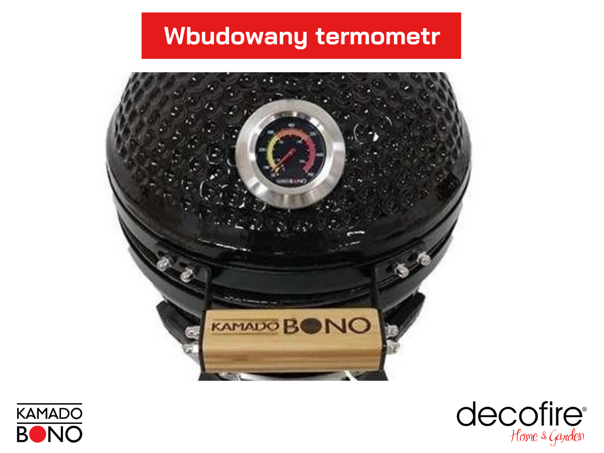 Termometr wbudowany w pokrywę
