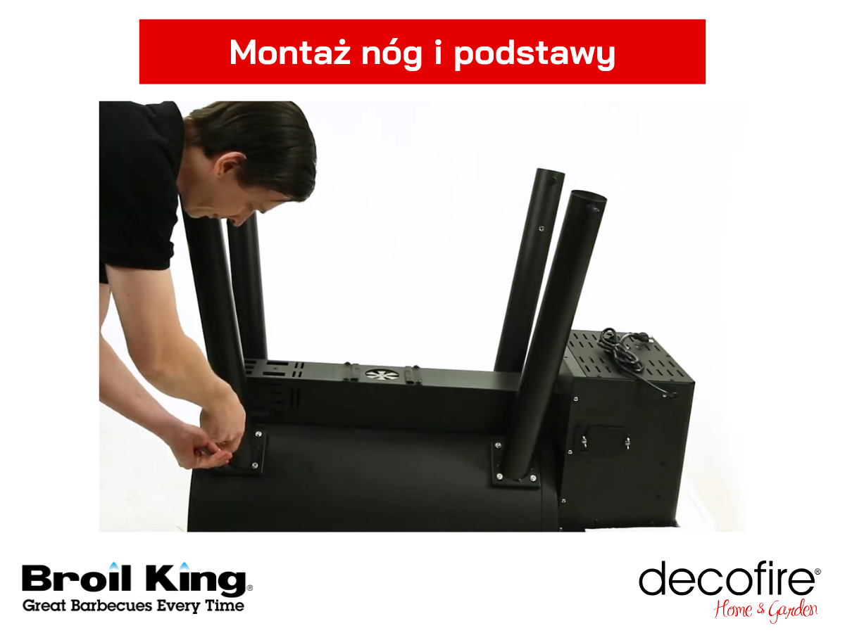 Montaż podstawy i nóg