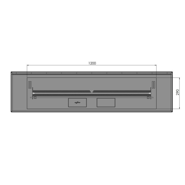 Biokominek do zabudowy Infire Etronic C1500
