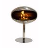 Biokominek Cocoon Terra Pedestal Stainless Steel