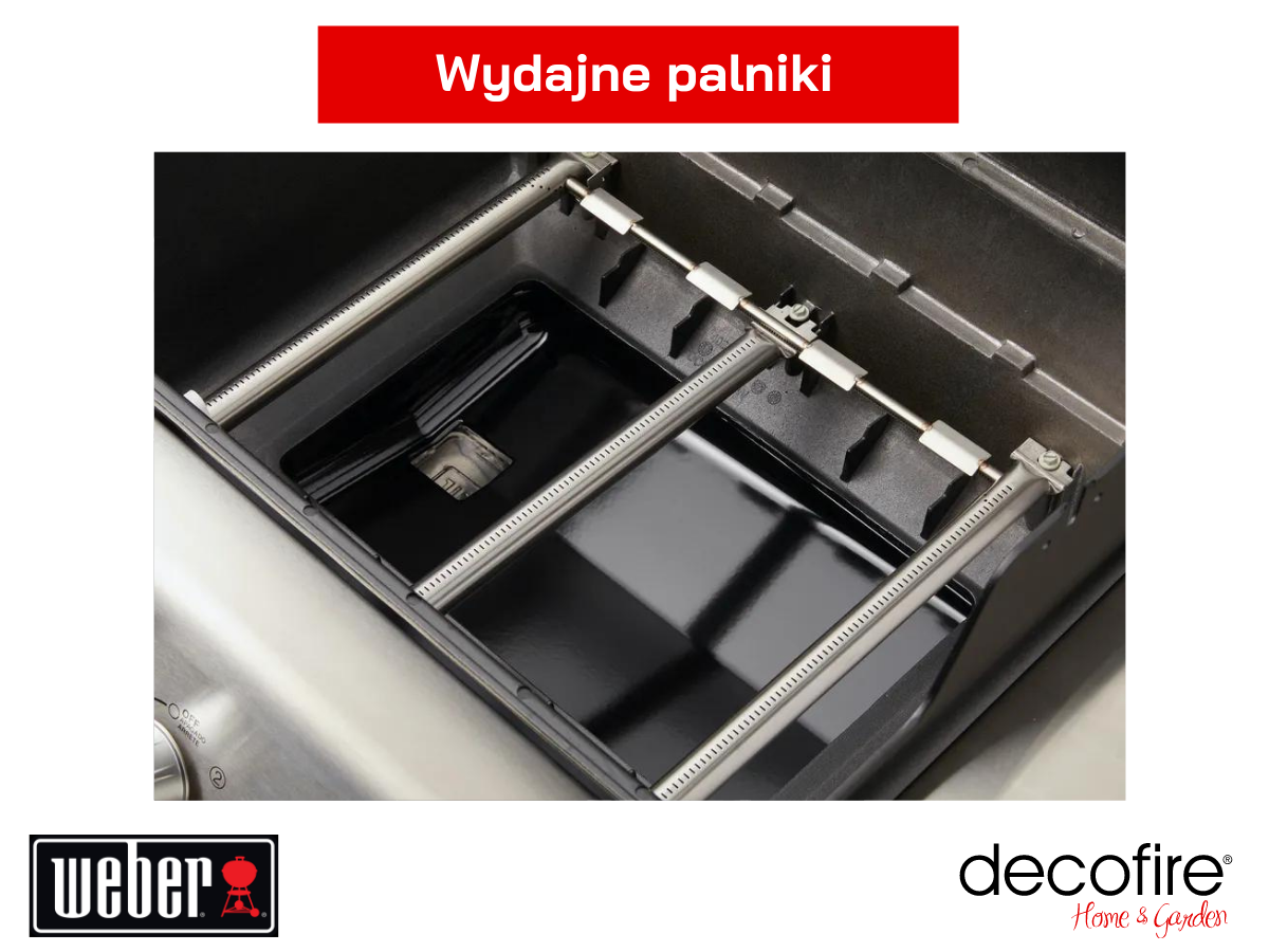 Wydajne palniki w grillu Weber Spirit EPX-325S Premium GBS