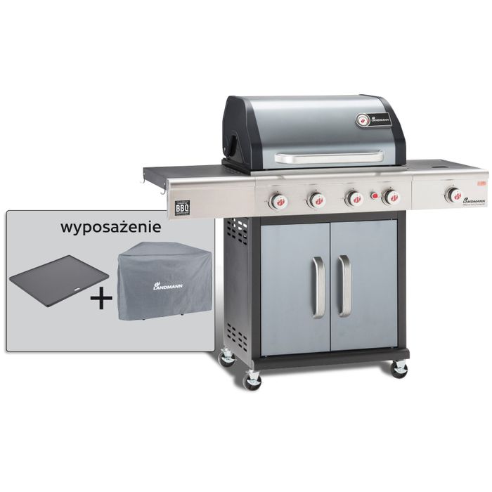 Grill gazowy Landmann Triton Champion PTS 4.1 grafitowy (12965)