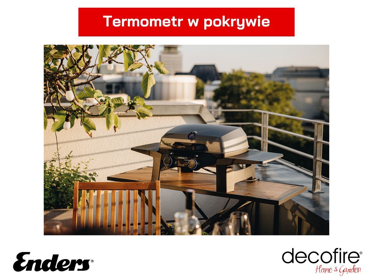 Solidna pokrywa z termometrem