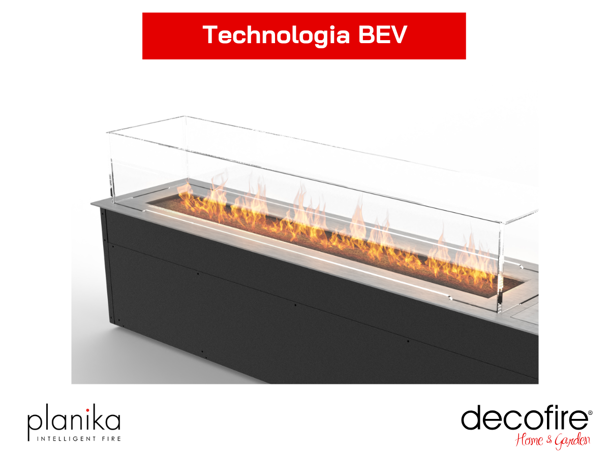Biokominek Cabo Daze Planika – technologia BEV