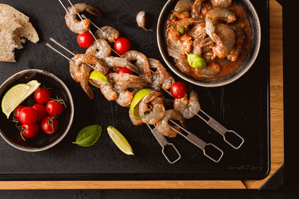 Krewetki z grilla gazowego Broil King