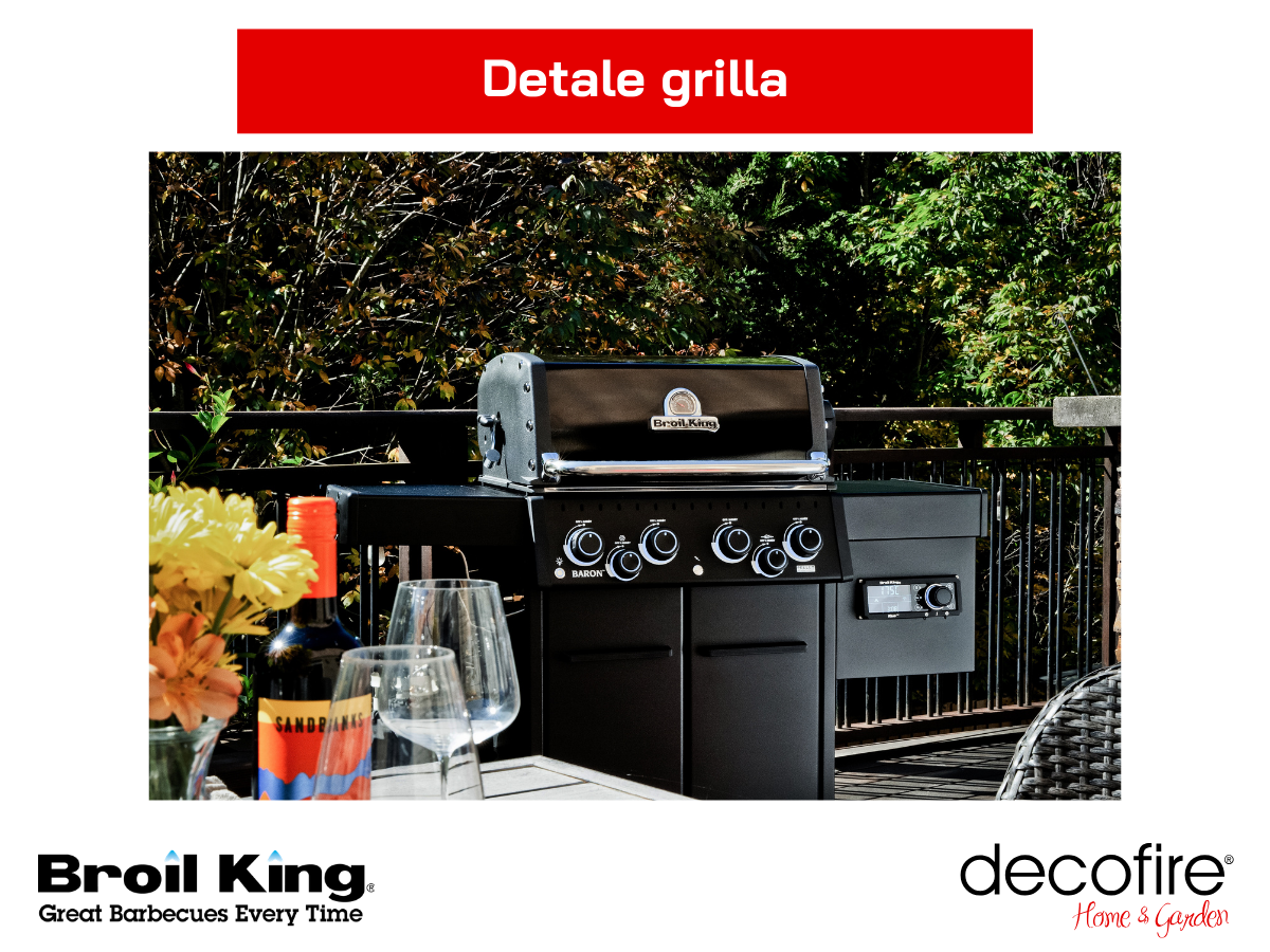 Detale grilla – nowa, matowa kolorystyka Black Knight