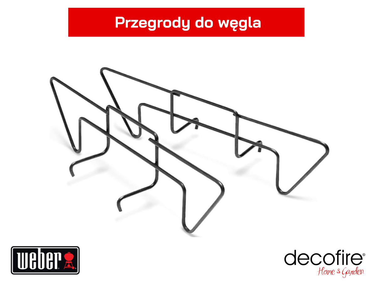Dwa stelaże na węgiel