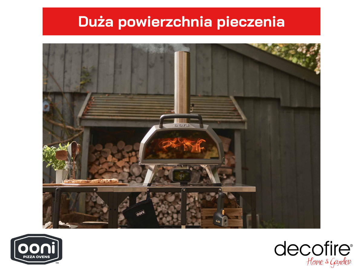 Duża powierzchnia pieczenia
