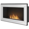 Biokominek wiszący Simple Fire FRAME 900 biały 900x490 mm