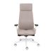 Grospol Fotel biurowy Moon Wood HD W white tkanina Hygge - 8 kolorów
