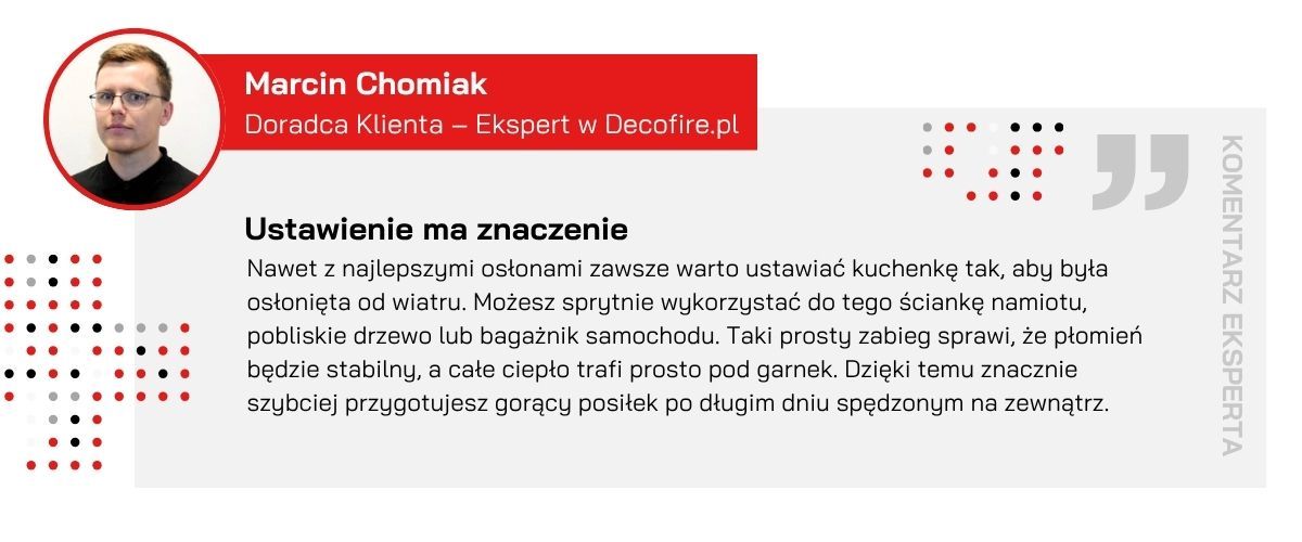 Wielofunkcyjna kuchenka gazowa Ryda 2Z Enders (1862) - odpowiednie ustawienie - rada eksperta Decofire