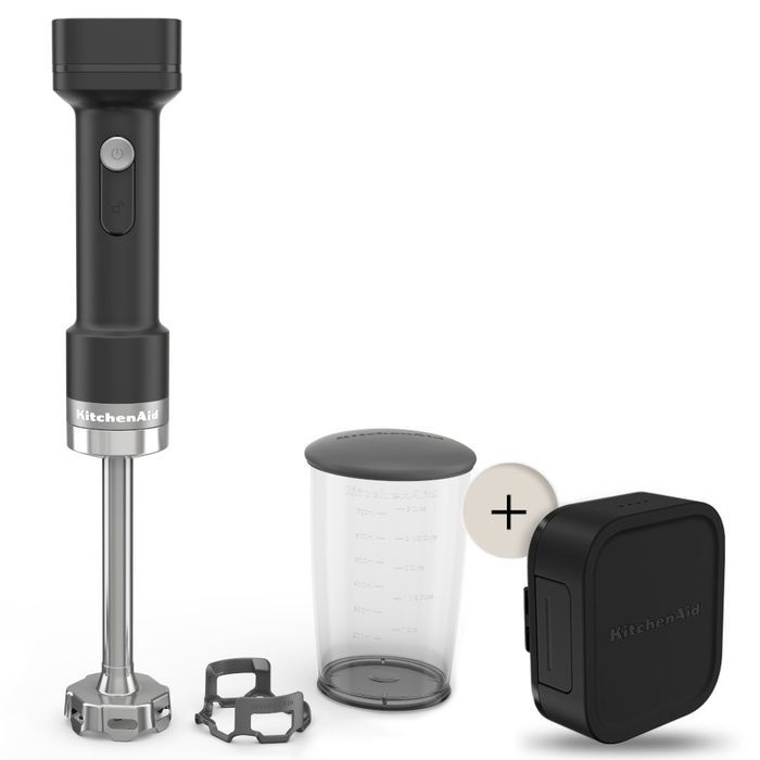 Blender ręczny na akumulator KitchenAid Go + akumulator (5KHBRV71BM)