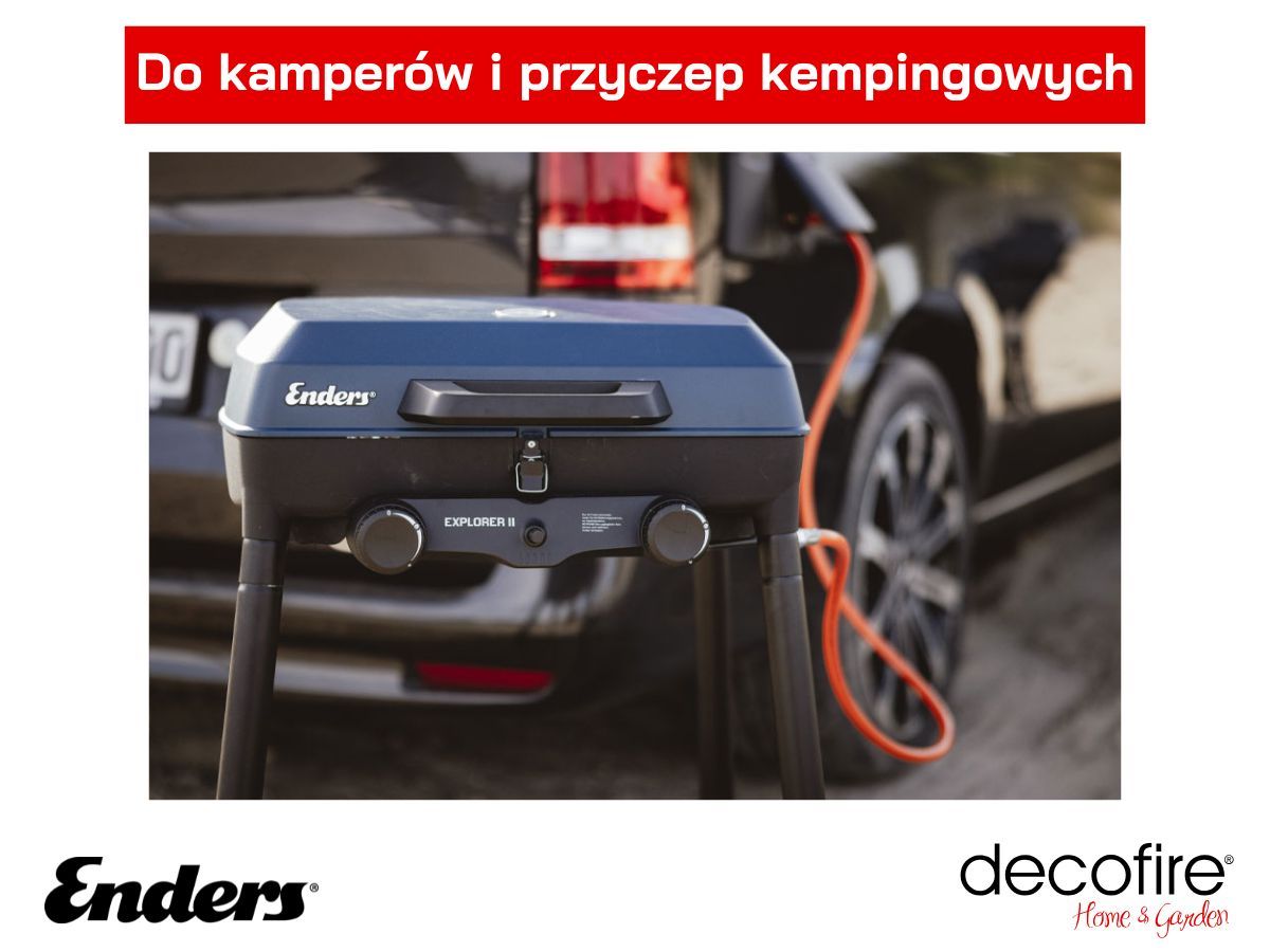 Grill turystyczny dedykowany do przyczepy lub kampera