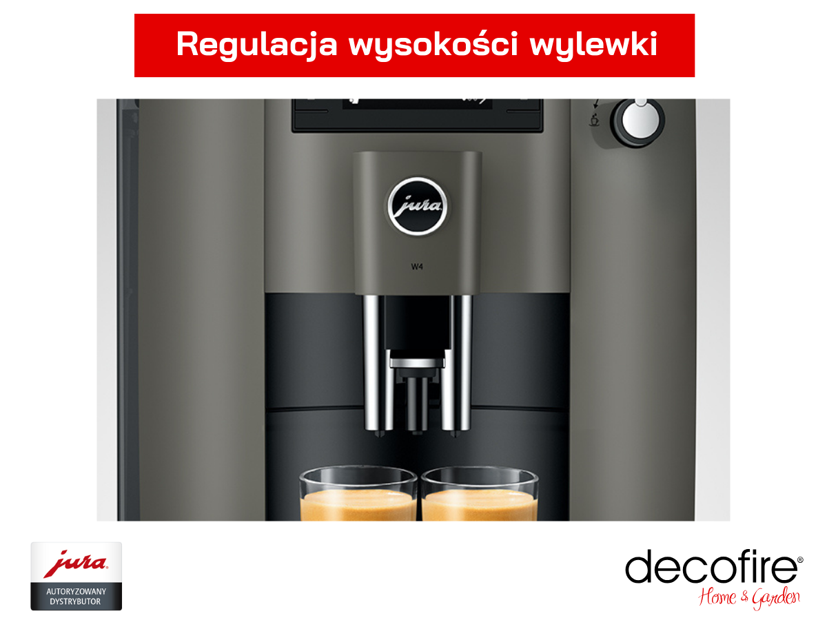 Regulowana wylewka w ekspresie Jura Dark Inox (EA)