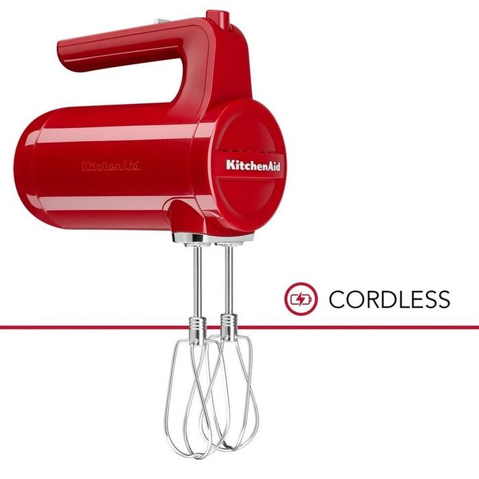 Mikser bezprzewodowy ręczny Empire Red KitchenAid (5KHMB732EER)