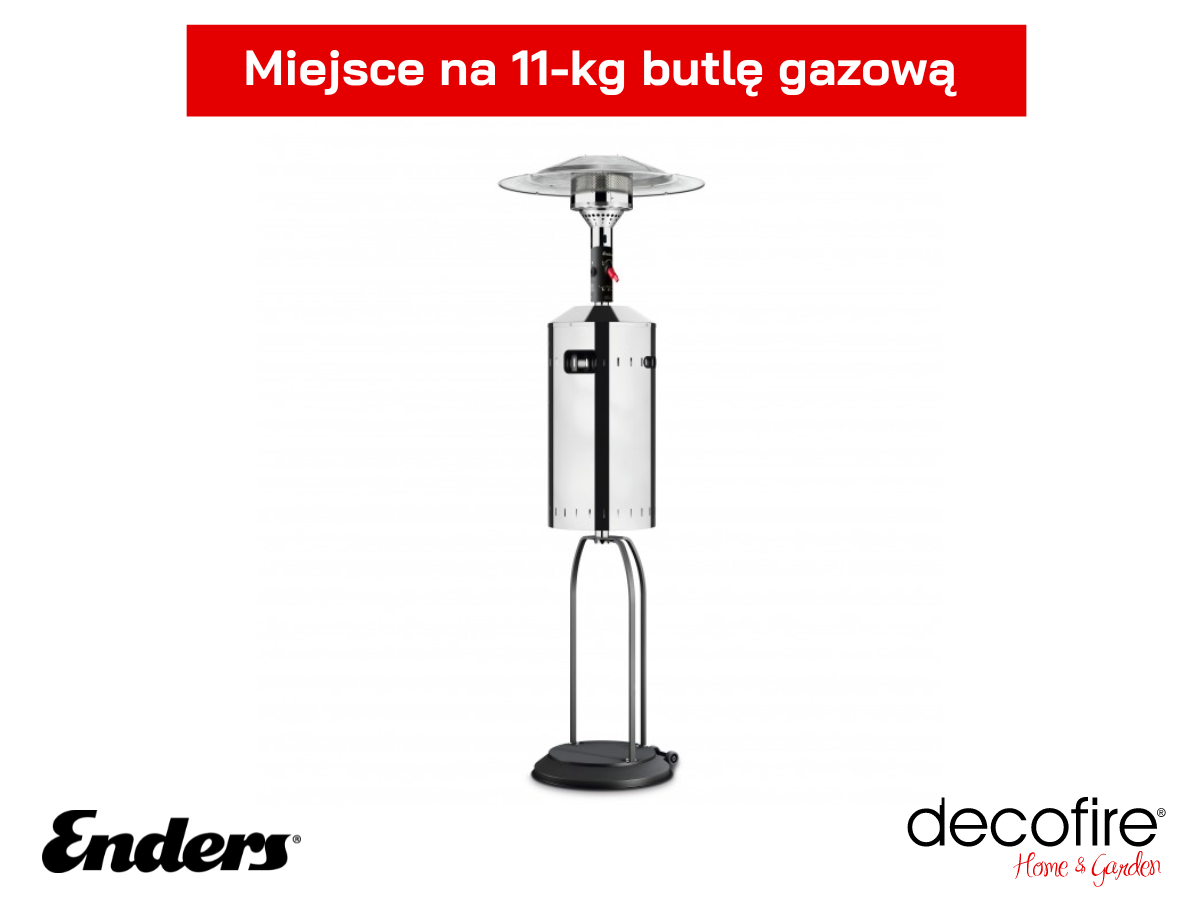 Miejsce na 11-kilogramową butlę gazową