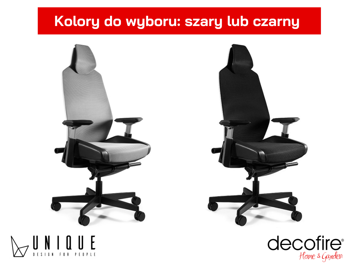 Fotel Ronin biały siatka RS